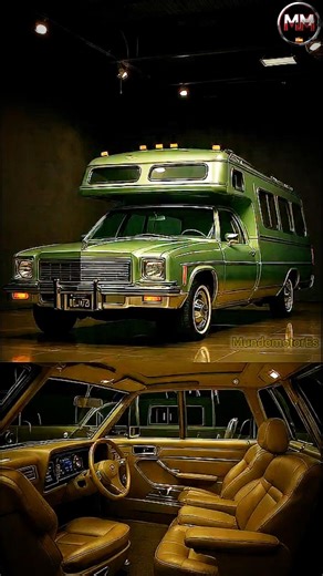 Old Chevelle motorhome con pura vibra muscle car 😍 #MuscleCarLife #MotorhomeRetro #RoadTripUSA