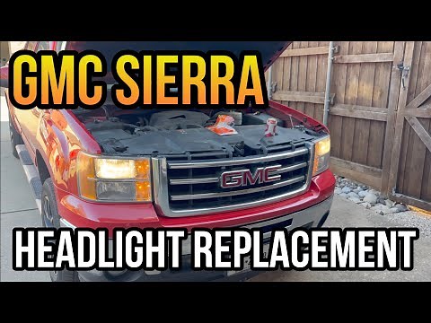 How to replace the headlights on a 2012 GMC Sierra