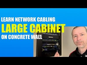 Learning Network Cabling - Large Wall Cabinet