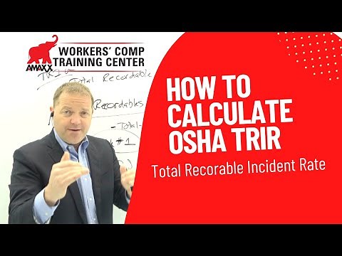 How to Calculate OSHA Total Recordable Incident Rate