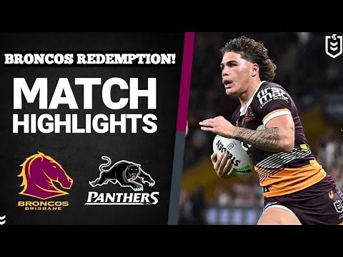 EPIC NRL PRELIMINARY FINAL 2025 HIGHLIGHTS🚨: Broncos vs Panthers! WHAT A COMEBACK! REECE WALSH🔥