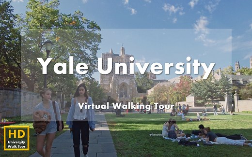 耶鲁大学（上集） - 校园漫步 - Yale University Virtual Walking Tour｜USA