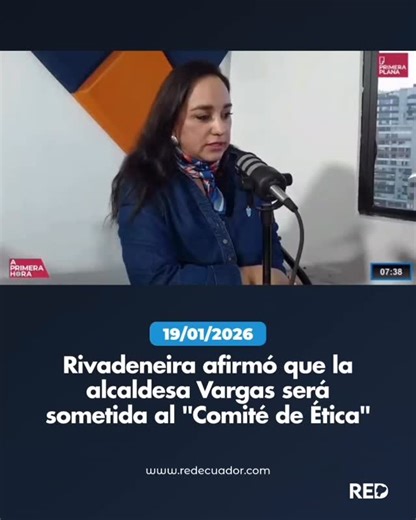 RED ECUADOR | La nueva presidenta del movimiento Revolución Ciudadana, Gabriela Rivadeneira, anunció en una reciente entrevista que María Fernanda... | Instagram