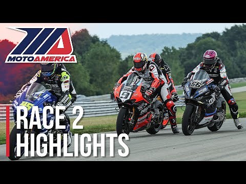 MotoAmerica Medallia Superbike Race 2 Highlights at Pittsburgh 2022