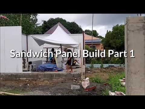 How to install sandwich panel