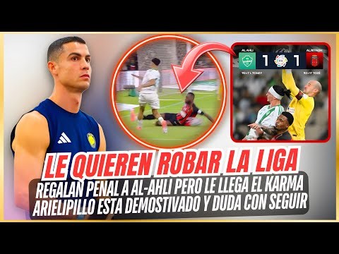 🤬 They want to steal the league title from Cristiano with Alnassr 💥 They gift a penalty to Alhli,...