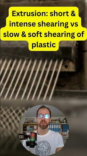 Extrusion & Material Degradation - short & intense shearing vs slow & gentle shearing