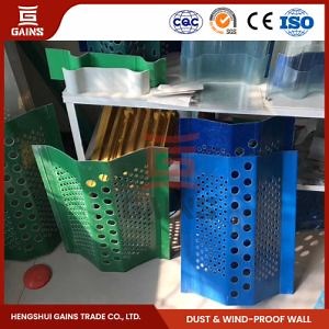 [Hot Item] Gains Industrial Wind Fences Manufacturing Windproof Dust Controlling Nets China FRP Wind Break Wall