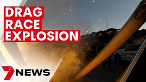 144K views · 281 reactions | A pit crew is lucky to be alive after a drag racer exploded in their faces. One man was sent flying and three others spent the night in a NSW hospital with burns. The incident was caught live on the Seven Network with exclusive video showing the sheer force of the blast. 7NEWS at 6pm | 7news.link/DragsterExplosion #7NEWS | 7NEWS Adelaide | Facebook
