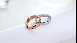 Anxiety Ring for Women Spinner Ring Fidget Toys Adults Fidget Ring Spinner Rings Stainless Steel Fidget Rings Fidgit Ring Men Moon Star Black Size 6