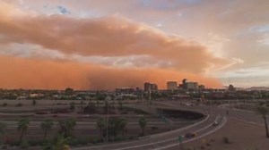Arizona dust storm – time lapse video