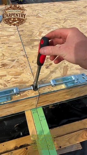 Deck Board Straightener Tool Hack #DIY #Construction #Tools