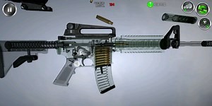 演示m4a1突击步枪的工作原理