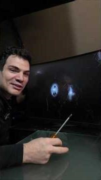 What happens when you hit an LCD monitor with a screwdriver?