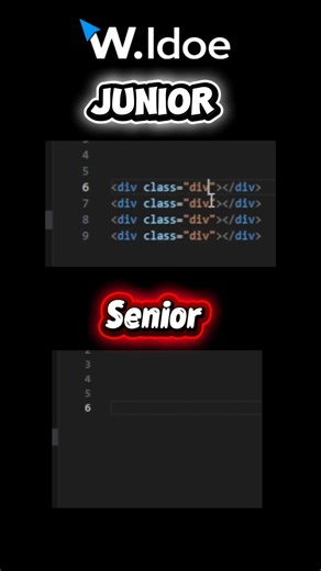 Junior Dev Typing vs Senior Dev Typing #webdev #coding