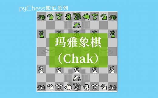 【pyChess搬运】玛雅象棋：把玛雅文明的元素做成棋是什么样的体验？
