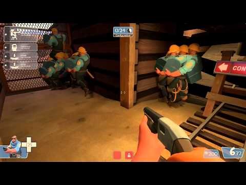 TF2 bot battle 13 : Soldier VS Engineer