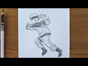 How To Draw Naruto Uzumaki Rasengan || Anime Pencil Drawing Tutorial