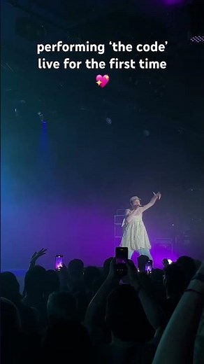 performing #thecode live for the first time. thanks madrid for the love and energy 💓 #eurovision