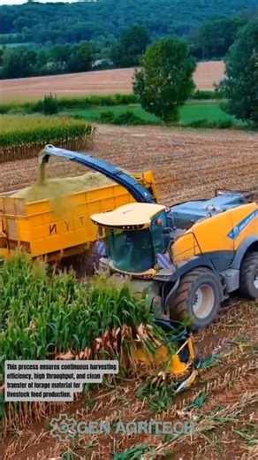 Advanced Corn Chopping and Loading System #agritech