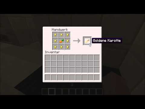 Minecraft Goldene Karotte Craften