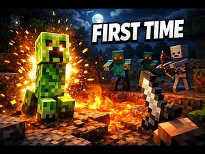 I Played Minecraft for the FIRST TIME, and I Was NOT ready!