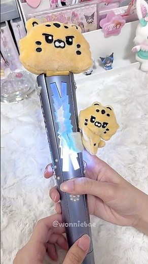 LE SSERAFIM FIM’S CLUB OFFICIAL LIGHT STICK DECO PLUSH - KIMACHI🐯 #lesserafim #pureflow #shorts