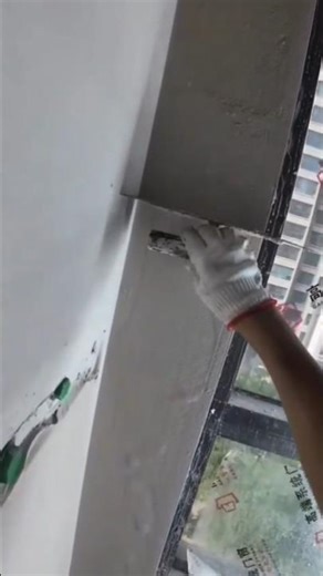 cleaning window corners for a professional look