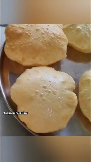 Crispy Fluffy Puri Recipe| Easy Wheat Flour Poori in Minutes #puri #purirecipe #shorts
