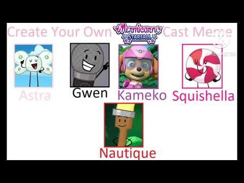 Mermicorno Starfall (Lasallekitty Version) Cast Meme