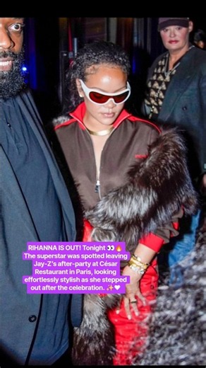 You Won’t Believe Rihanna’s Paris Party Outfit! 😍 #rihanna #fenty #celebritystyle