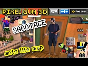 Let's Play Pixel Gun 3D: SNEAKY SABOTAGE!! EPIC Ants Life Map w/ Dad & Kids (part 12)