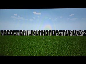Minecraft Tutorial #27: How To Make Banner Letters