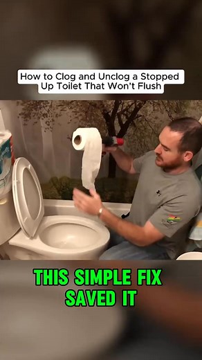 How to Clog and Unclog a Stopped Up Toilet That Wont Flush #toilet # | Roy Merrill