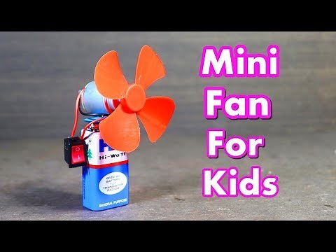 How to Make a Mini Handy Fan | School Science Project