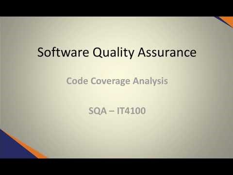 Code Coverage Analysis