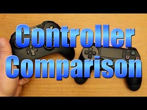 XBOX ONE VS. PS4 Controller Comparison - Dual Shock 4 & XBOX ONE Controllers Compared