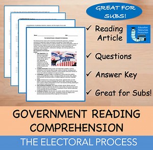 The Electoral Process - Reading Comprehension Passage & Questions
