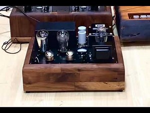 Mini watt amplifier 45 SE tube amp in my horn system