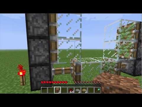 How to Make an Automatic Door in Minecraft