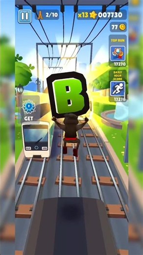 BAGUETTE word letter collection #subwaysurfers #gaming #subwaysurfs #games #shorts #gameplay #game