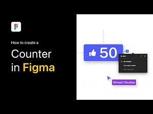 How to make a counter In Figma (EASY)