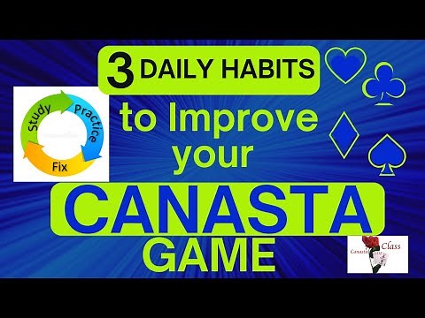 Canasta Card Game How to play and improve your game Modern American Canasta 3-3-2025 #canasta