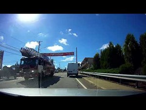 North Providence Fire Department Ladder 1 Responding Code 3 on Mineral Spring Avenue | Rhode Island