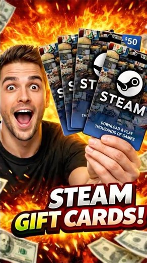 How To Get Free Steam Gift Cards #steam #steampoints #steamgame