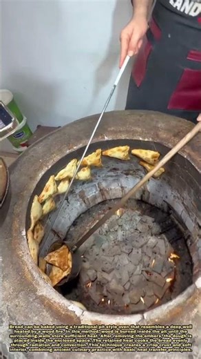 Wood-Fired Bread Baking in a Traditional Pit Oven