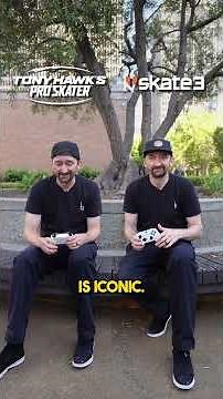 Tony Hawk Pro Skater vs Skate 3. #skate #skateboarding