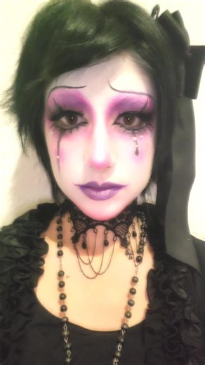 Chaos glamscure makeup tutorial — Vkei glamscure look