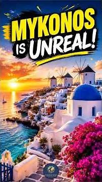 Mykonos, Greece 🇬🇷 The Island That Looks Too Perfect to Be Real! World Factopia