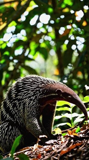 Spiny anteater or Echidna #wildlife #animal, most primitive living mammals monotreme